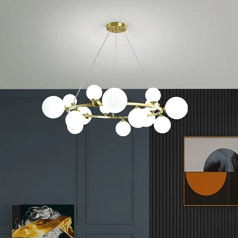 Postmodern Pendant Lights For Dining room Kitchen led lamp nordic decor Glass ball Gold/Black Pendant lamp Hanging light fixture
Postmodern Pendant Lights For Dining room Kitchen led lamp nordic decor Glass ball Gold/Black Pendant lamp Hanging light fixture