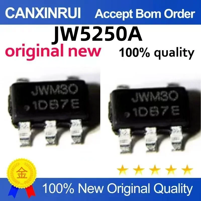 (5-100 pieces) Brand new original JW5250A SOT23-5 silk screen JWM30 synchronous voltage regulator chip in stock
(5-100 pieces) Brand new original JW5250A SOT23-5 silk screen JWM30 synchronous voltage regulator chip in stock