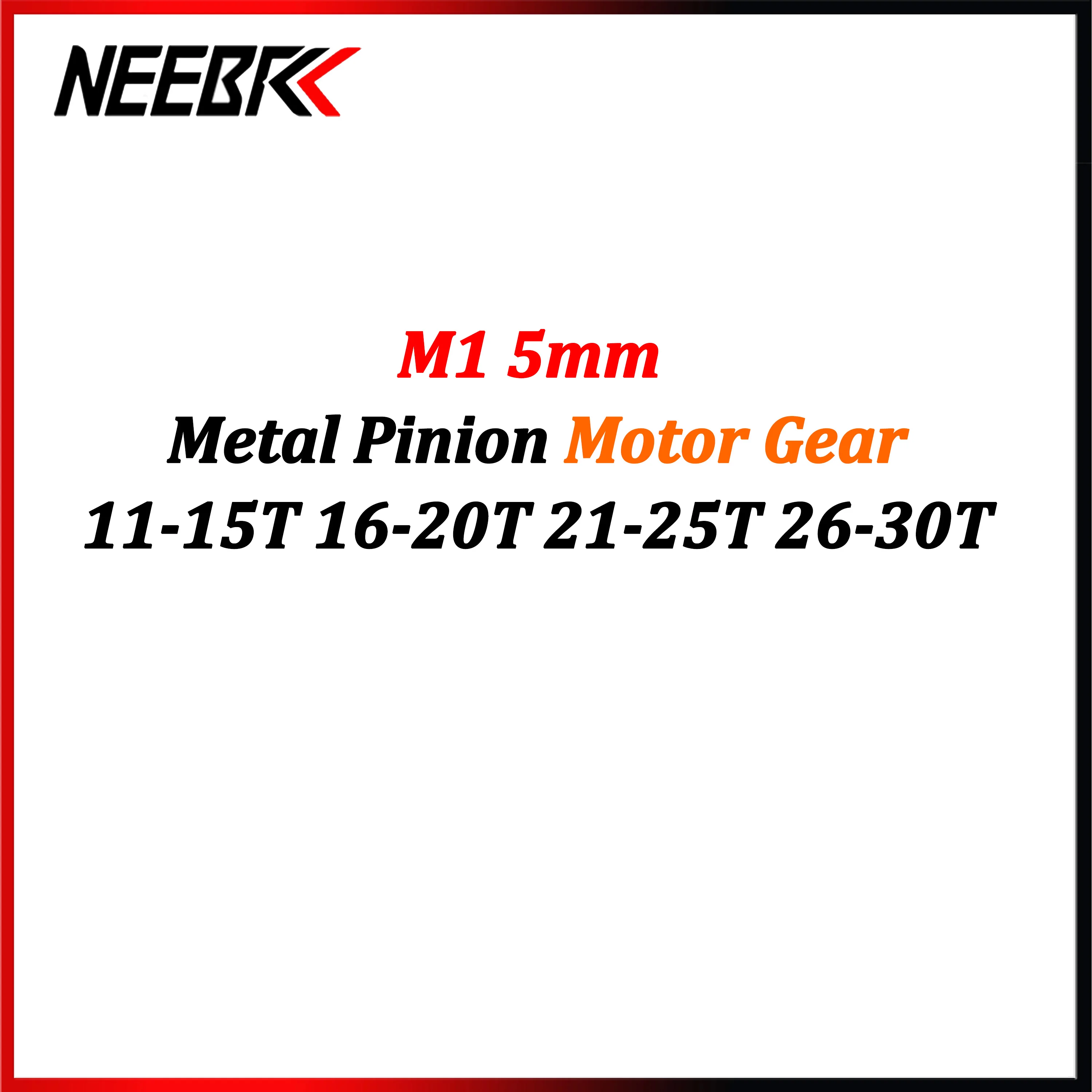 M1 5mm 11T 12T 13T 14T 15T 18T 20T 21T 22T 23T 24T 25T 26T 30T Metal Pinion Motor Steel Gear for 1/8 1/10 RC Car Motor Toy Part
M1 5mm 11T 12T 13T 14T 15T 18T 20T 21T 22T 23T 24T 25T 26T 30T Metal Pinion Motor Steel Gear for 1/8 1/10 RC Car Motor Toy Part