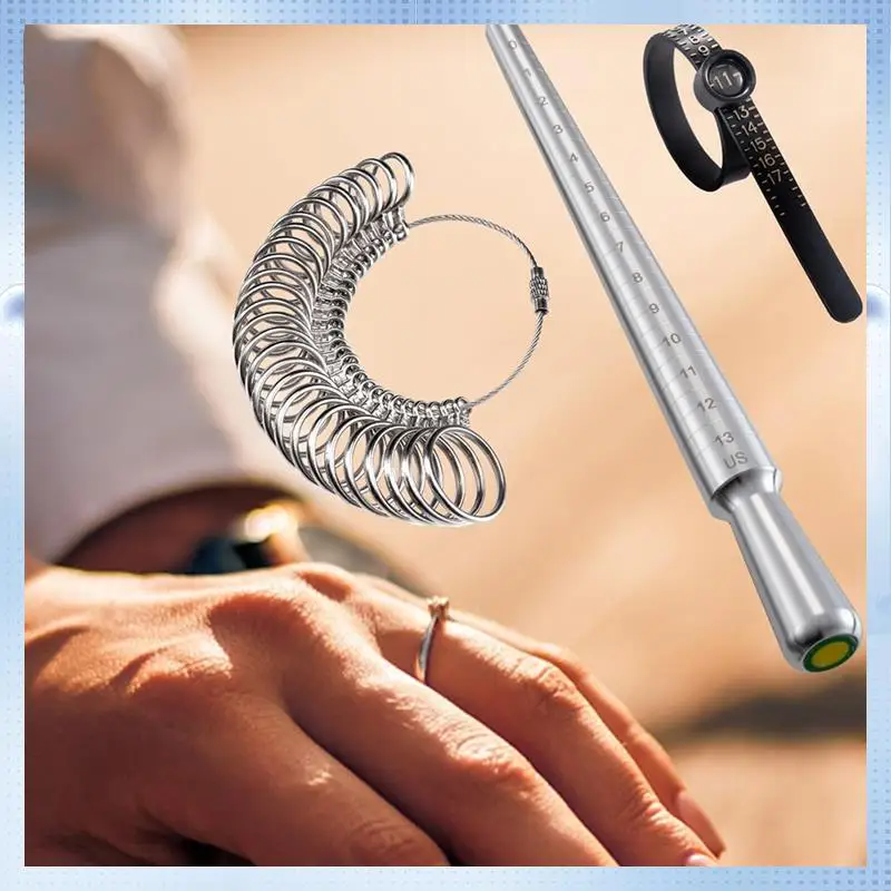 ABP-Ring Size Measuring Tool Set, Ringsizing With Magnifying Glass, Solid Ring Mandrel Sizing Tool For Ring Repair Easy To Use
ABP-Ring Size Measuring Tool Set, Ringsizing With Magnifying Glass, Solid Ring Mandrel Sizing Tool For Ring Repair Easy To Use