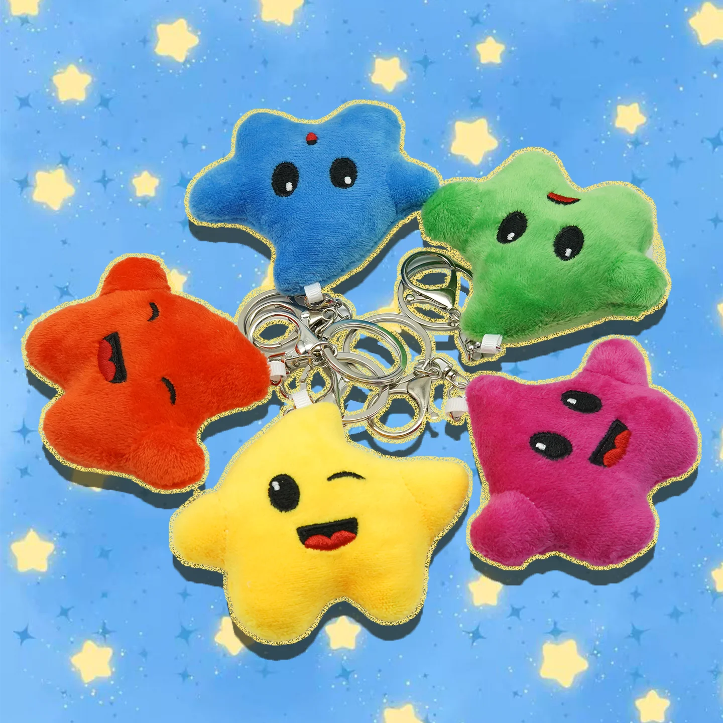 5PCS Mini Colorful Star Plush Toys Kawaii Five-pointed Star Stuffed Dolls Plushie Kids Toys Birthday Gifts
5PCS Mini Colorful Star Plush Toys Kawaii Five-pointed Star Stuffed Dolls Plushie Kids Toys Birthday Gifts