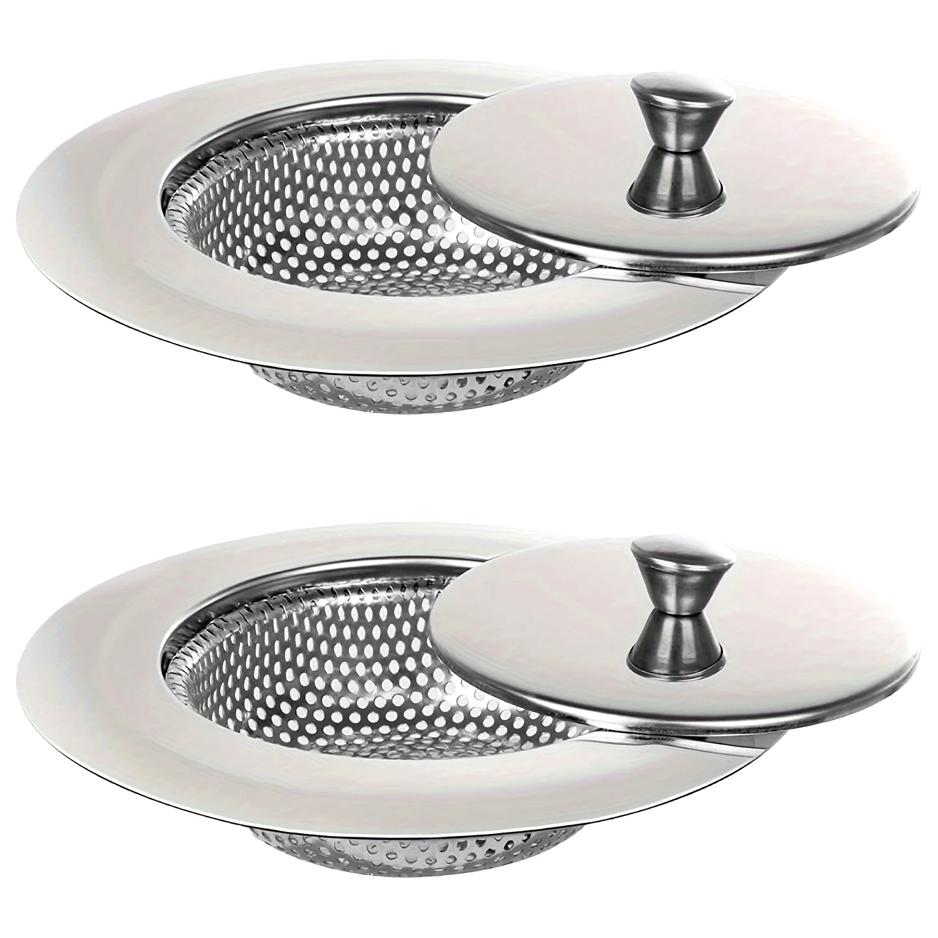 Stainless Steel Sink Filter w/ Cover – Multi-purpose: Wash Veggies, Protect Floor Drain, Stop Residue. Universal fit.
Stainless Steel Sink Filter w/ Cover – Multi-purpose: Wash Veggies, Protect Floor Drain, Stop Residue. Universal fit.