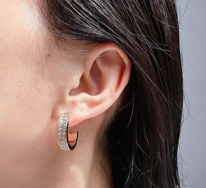 Value-for-money foreign trade jewelry Japanese and Korean fashion diamond C-shaped earrings simple daily commuting medium earrin
Value-for-money foreign trade jewelry Japanese and Korean fashion diamond C-shaped earrings simple daily commuting medium earrin