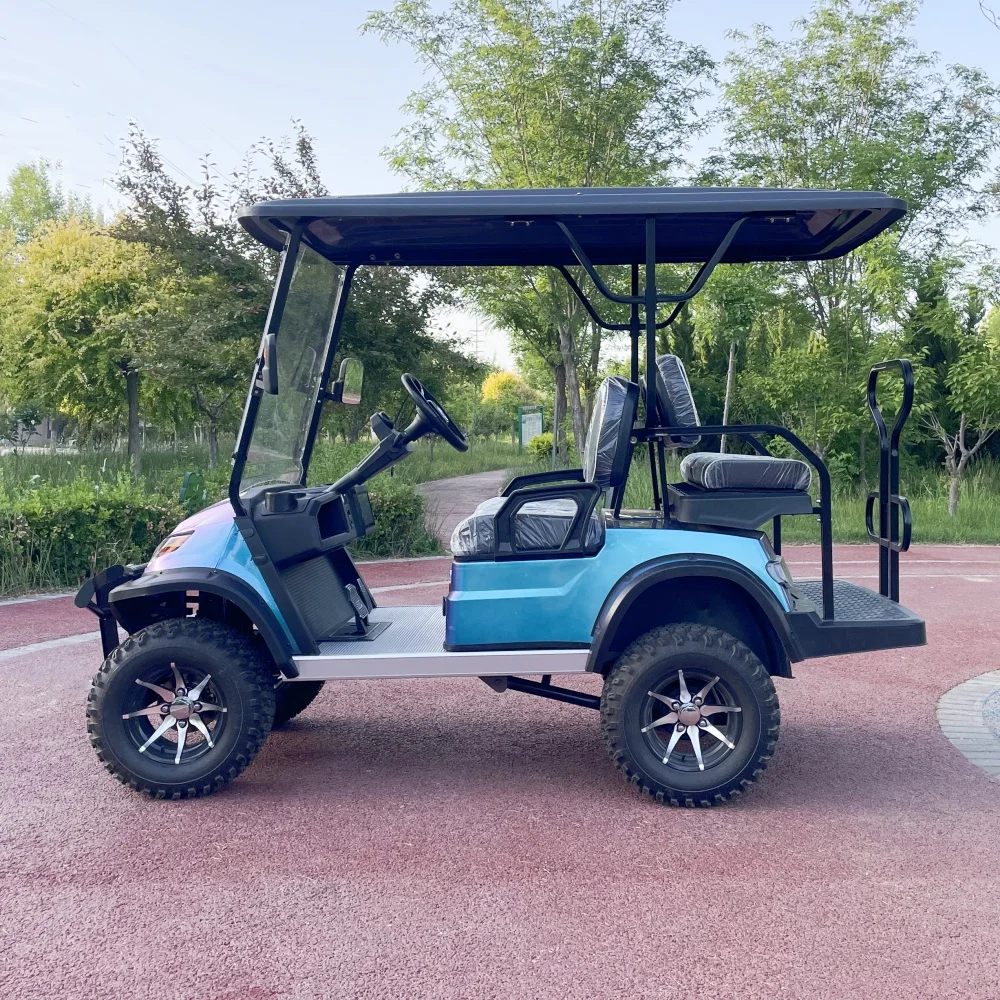 Hot New Model 4 Seat Club Golf Cart 4 Seater Sightseeing Golf Club Car Motor 60V Lithium Battery Electric Golf Cart
Hot New Model 4 Seat Club Golf Cart 4 Seater Sightseeing Golf Club Car Motor 60V Lithium Battery Electric Golf Cart