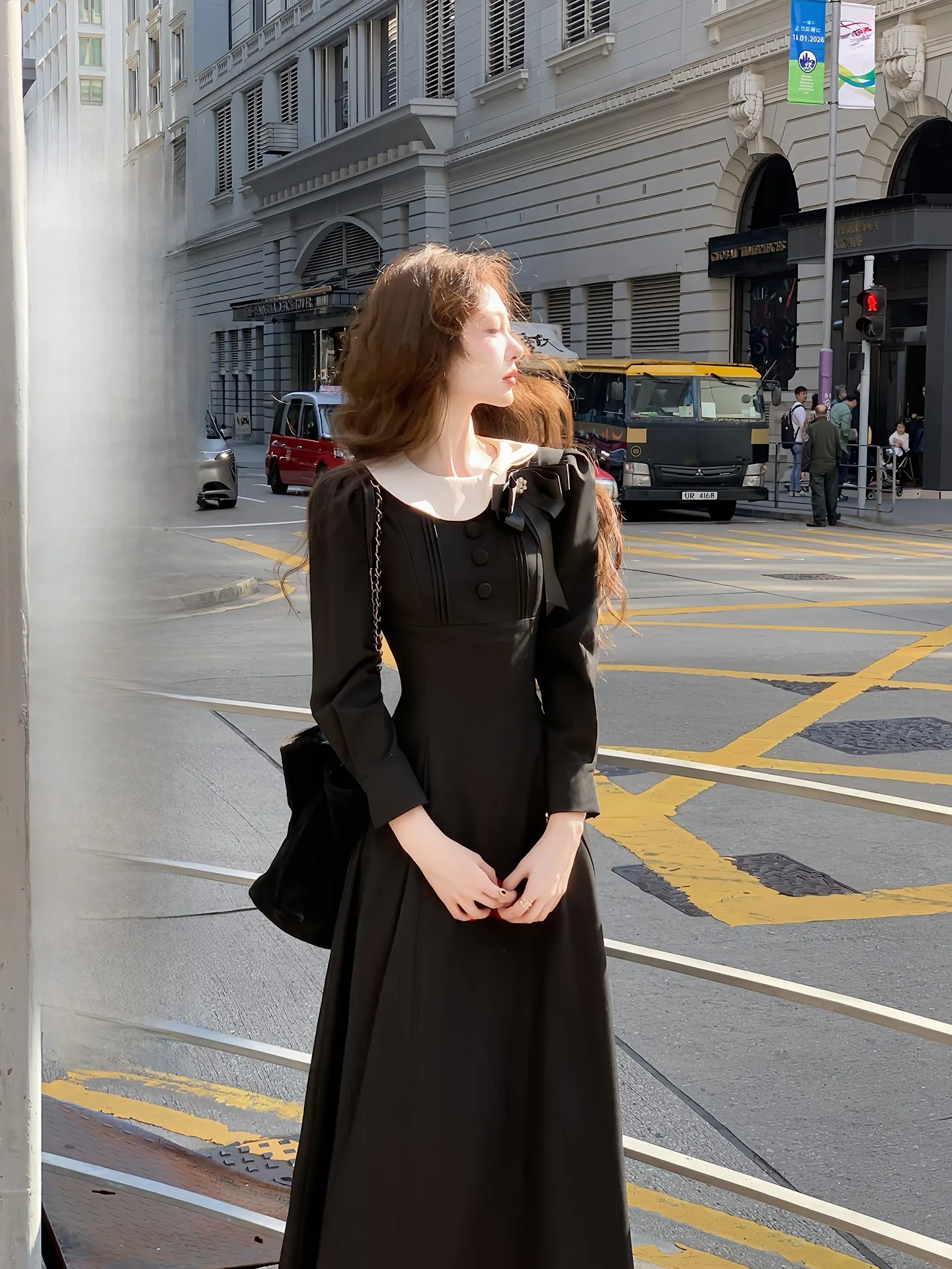 Retro Hepburn Style Bubble Sleeve Color Block Waist Cinching Dress Women's Fairy Skirt Long Sleeve Mesh Gown for Casual Daily...
Retro Hepburn Style Bubble Sleeve Color Block Waist Cinching Dress Women's Fairy Skirt Long Sleeve Mesh Gown for Casual Daily...