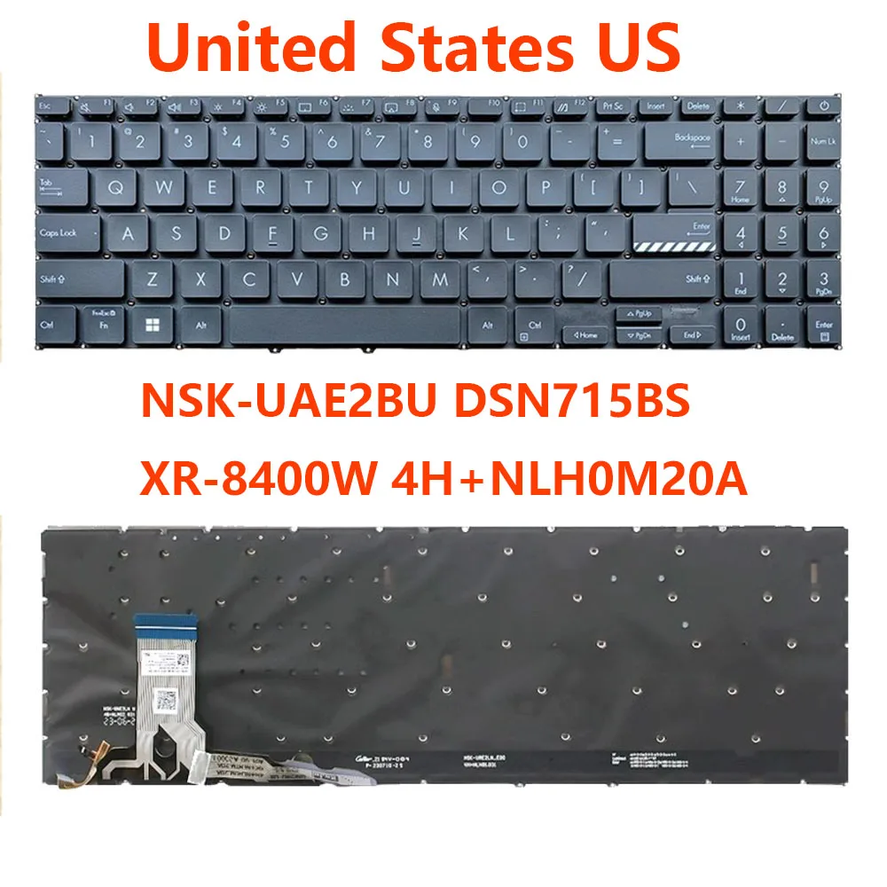 Клавиатура для ноутбука ASUS Vivobook 15 NSK-UAE2BU DSN715BS XR-8400W 4H + NLH0M20A 6K + NLHTM20A без рамки, черная, США, с подсветкой
Клавиатура для ноутбука ASUS Vivobook 15 NSK-UAE2BU DSN715BS XR-8400W 4H + NLH0M20A 6K + NLHTM20A без рамки, черная, США, с подсветкой