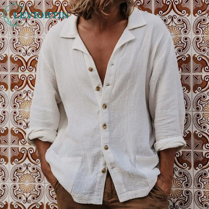 2025 Summer New double-layer pleated men's loose casual Cuban collar lapel shirt men's solid color comfortable versatile shirt
2025 Summer New double-layer pleated men's loose casual Cuban collar lapel shirt men's solid color comfortable versatile shirt