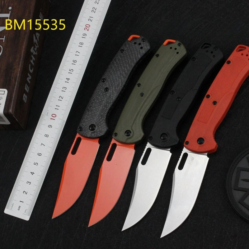 Складной нож горячая Распродажа BM15535, карманный резец из углеродного волокна/G10/с нейлоновой ручкой, для охоты, выживания, острый, для защиты, для повседневного использования
Складной нож горячая Распродажа BM15535, карманный резец из углеродного волокна/G10/с нейлоновой ручкой, для охоты, выживания, острый, для защиты, для повседневного использования