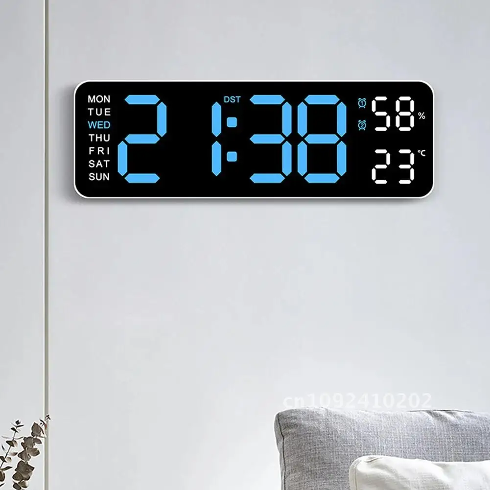 LED Digital Wall Home Large Display Battery Operated Alarm Date&Week Clock And With Clock for Desk Temperature, Clock Wall
LED Digital Wall Home Large Display Battery Operated Alarm Date&Week Clock And With Clock for Desk Temperature, Clock Wall