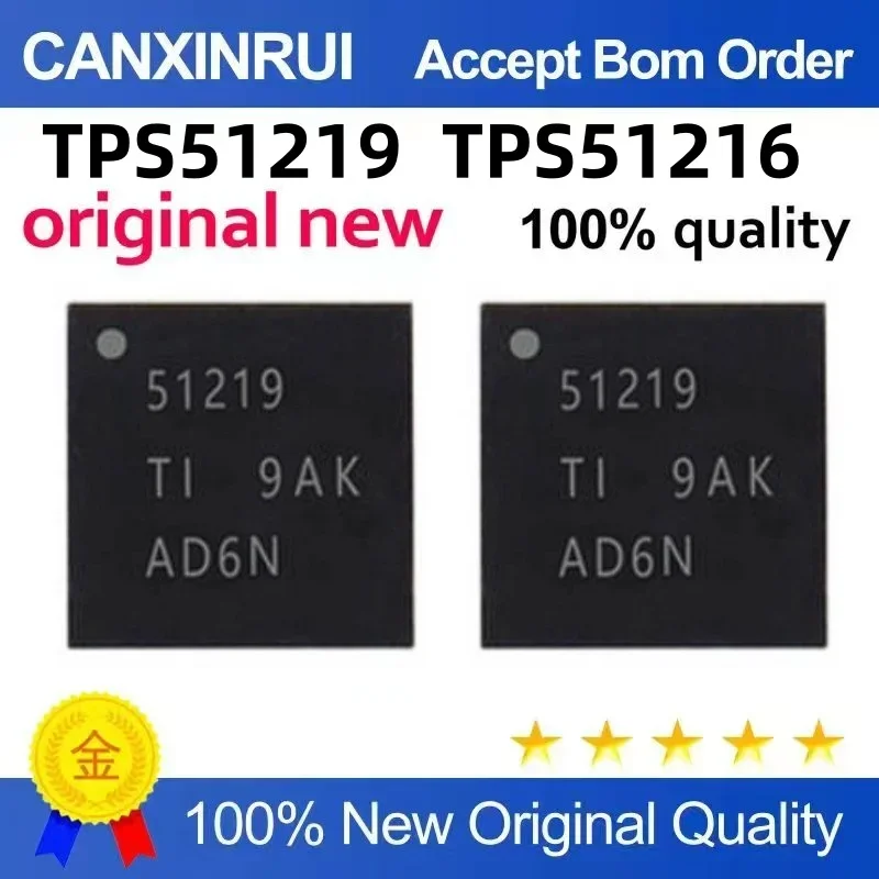(5 pieces) New TPS51219RTER 51219 TPS51216RTER 51216 QFN16 QFN20 chip
(5 pieces) New TPS51219RTER 51219 TPS51216RTER 51216 QFN16 QFN20 chip