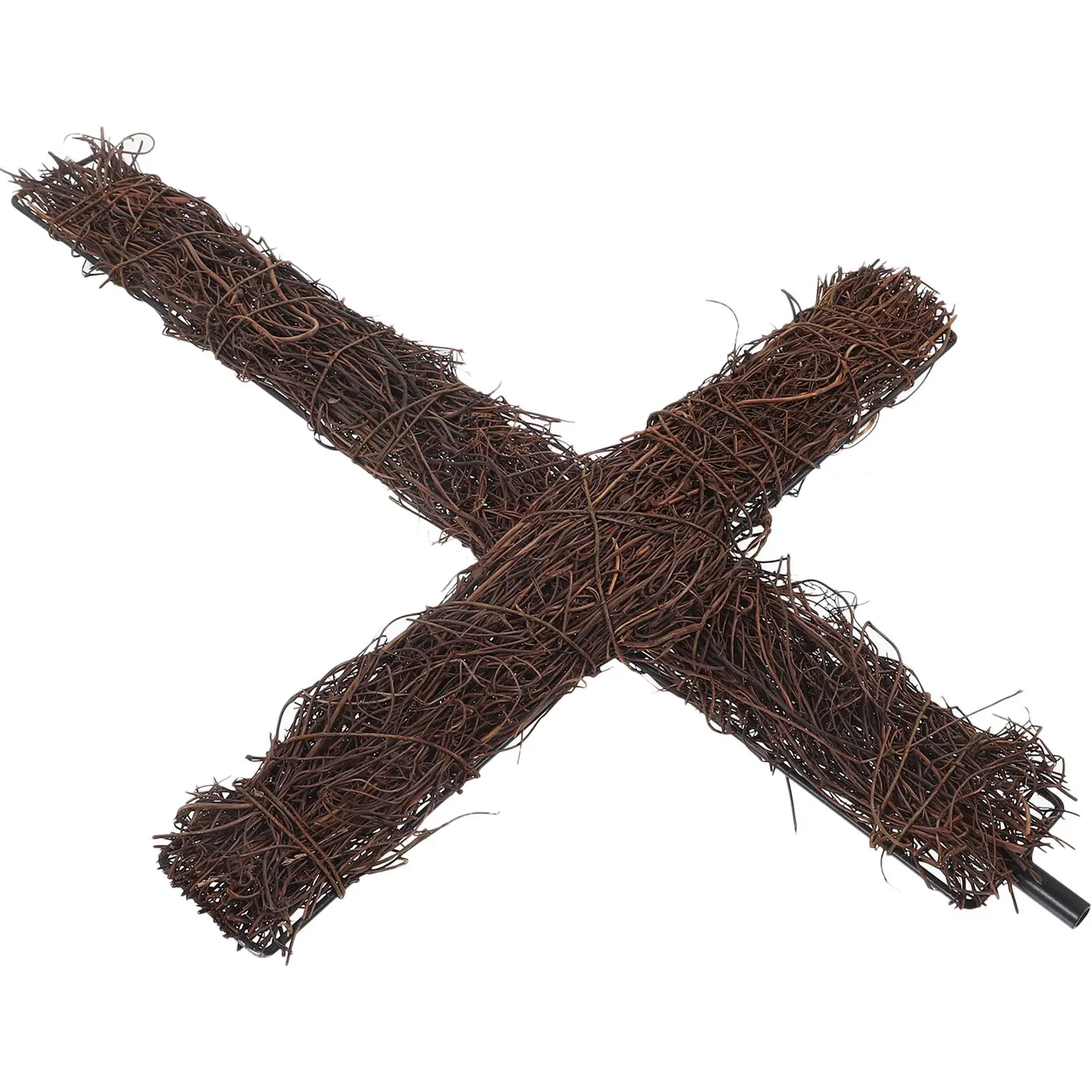 Rattan Cross Decoration DIY Wreath Garden Material Woven For Christmas Decorations Outdoor
Rattan Cross Decoration DIY Wreath Garden Material Woven For Christmas Decorations Outdoor