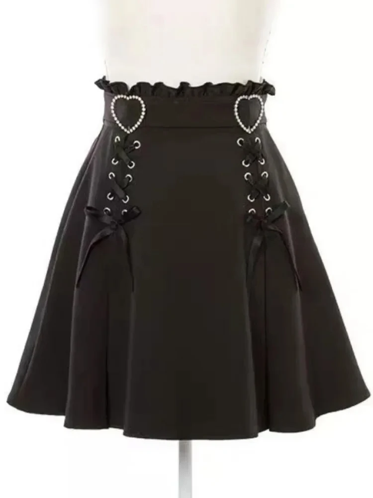 Y2K Aesthetic Harajuku Style Sweet Girl High Waist Mini Bandage Skirt Slim Women Solid Streetwear Gothic Jk Saia Feminina
Y2K Aesthetic Harajuku Style Sweet Girl High Waist Mini Bandage Skirt Slim Women Solid Streetwear Gothic Jk Saia Feminina