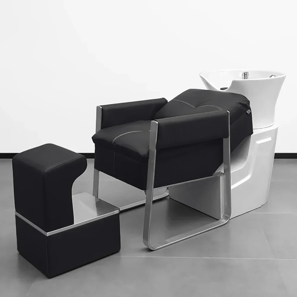 Ergonomic Luxury Shampoo Bed Massage Fashion Nordic Delicacy Shampoo Recliner Modern Simple Cadeira De Barbearia Salon Furniture
Ergonomic Luxury Shampoo Bed Massage Fashion Nordic Delicacy Shampoo Recliner Modern Simple Cadeira De Barbearia Salon Furniture