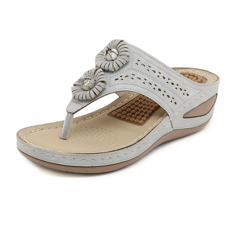 Summer New Bohemian Style Women's Sandals Pinch Foot Beaded Rhinestone Buckle Beach Women's Slippers Woman Shoes Sandalias Mujer
Summer New Bohemian Style Women's Sandals Pinch Foot Beaded Rhinestone Buckle Beach Women's Slippers Woman Shoes Sandalias Mujer