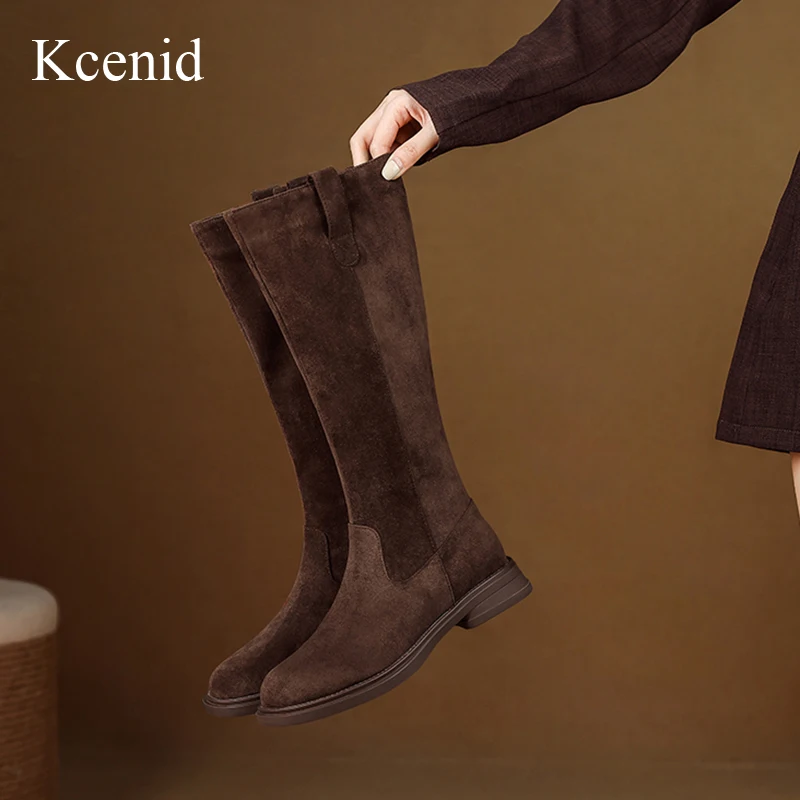 Kcenid/женские модные высокие сапоги до колена из флока, повседневные зимние современные модельные туфли на квадратном каблуке с круглым носком
Kcenid/женские модные высокие сапоги до колена из флока, повседневные зимние современные модельные туфли на квадратном каблуке с круглым носком