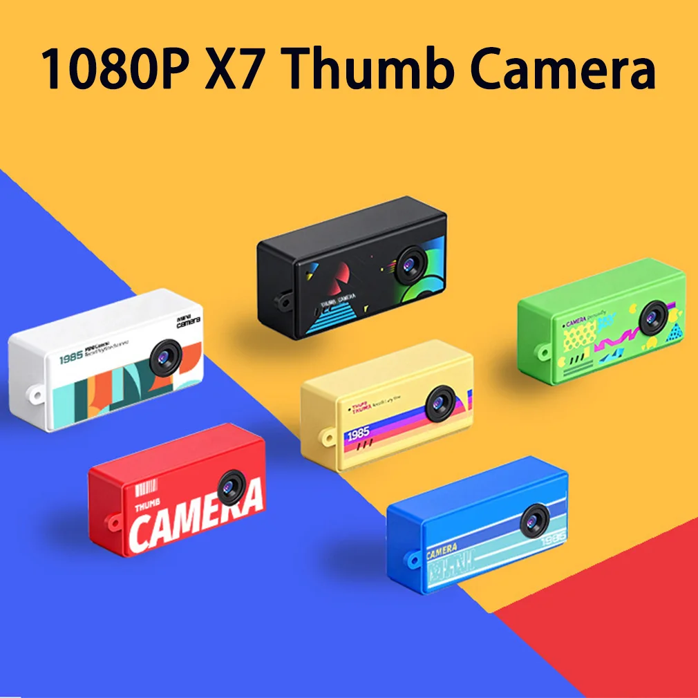 1080P Mini X7 Thumb Camera Portable Keychain Camera Retro Support Memory Card Camcorder Video Recorder Tools With Flash
1080P Mini X7 Thumb Camera Portable Keychain Camera Retro Support Memory Card Camcorder Video Recorder Tools With Flash