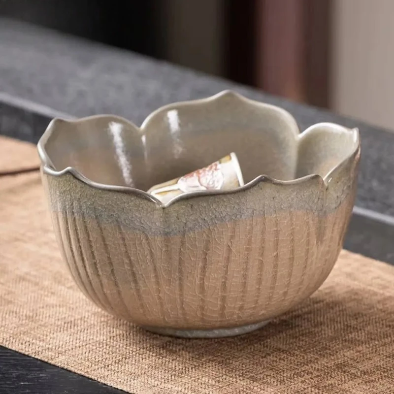 Чаша для мытья кистей для каллиграфии (чакси) 700 мл, японская, глазурованная, с узором «Ледяные цветы», в стиле Цзяньшуй Дзен, с лотосовыми лепестками, китайский декоративный набор, изделие ручной работы
Чаша для мытья кистей для каллиграфии (чакси) 700 мл, японская, глазурованная, с узором «Ледяные цветы», в стиле Цзяньшуй Дзен, с лотосовыми лепестками, китайский декоративный набор, изделие ручной работы