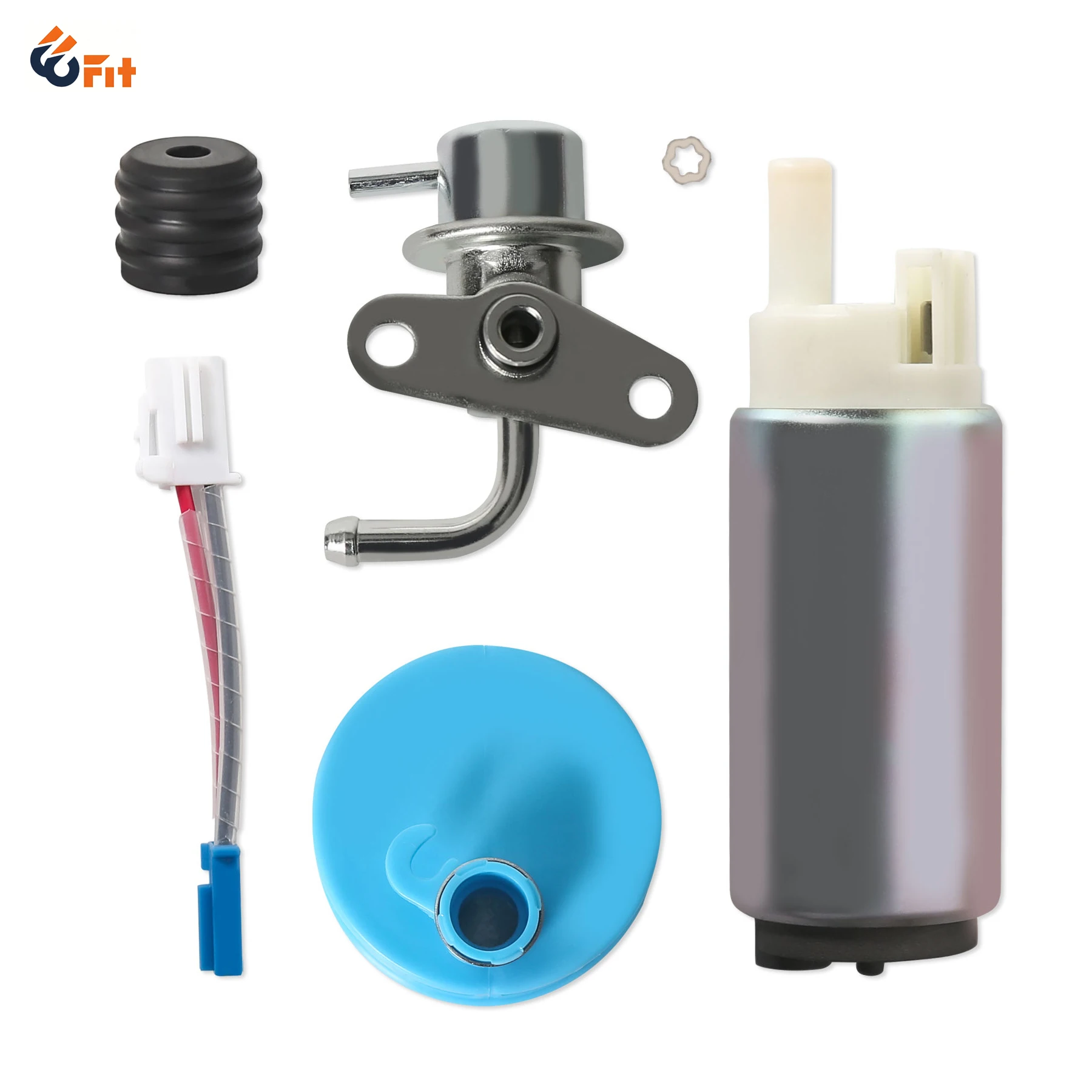 Fuel Pump with Pressure Regulator and Strainer 68V-13907-00-00 68V-13907-03-00 Fit for Mercury Yamaha Outboard 2000-2023
Fuel Pump with Pressure Regulator and Strainer 68V-13907-00-00 68V-13907-03-00 Fit for Mercury Yamaha Outboard 2000-2023