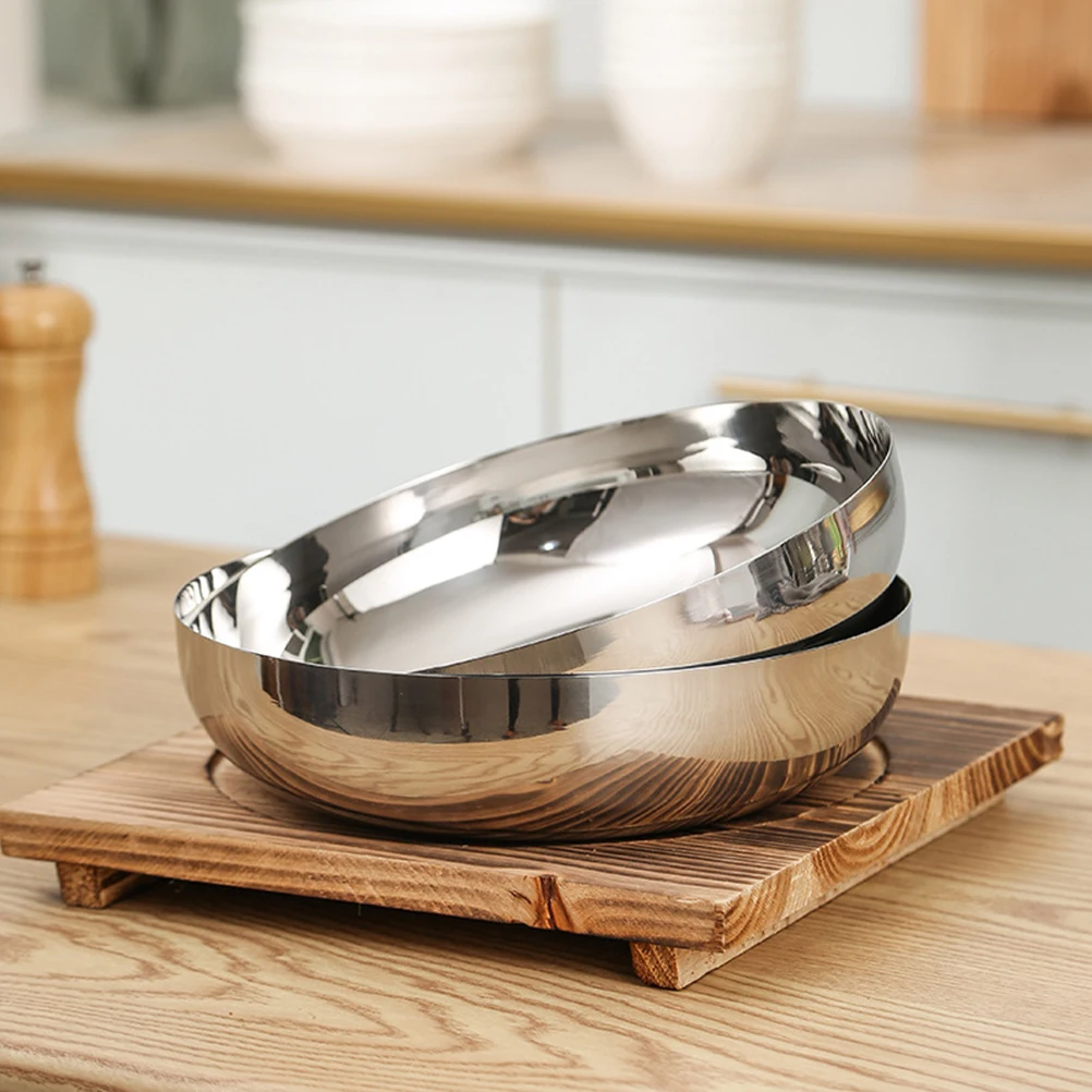 Stainless Steel Ramen Multi-Function Food Bowl for Salad Fruit Dessert Home Kitchen Wear-Resistant Serving Bowl
Stainless Steel Ramen Multi-Function Food Bowl for Salad Fruit Dessert Home Kitchen Wear-Resistant Serving Bowl