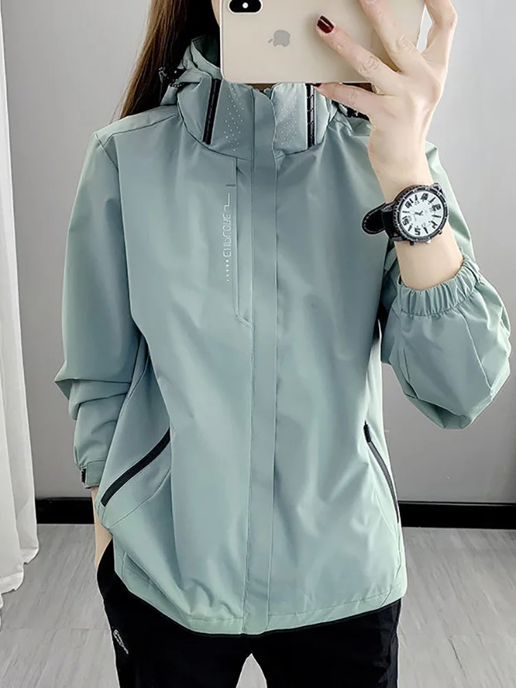 Hiking Jackets Women Outdoor Sports Mountaineering Clothing Spring Single-layer Windproof Outerwear Waterproof Jacket Female
Hiking Jackets Women Outdoor Sports Mountaineering Clothing Spring Single-layer Windproof Outerwear Waterproof Jacket Female