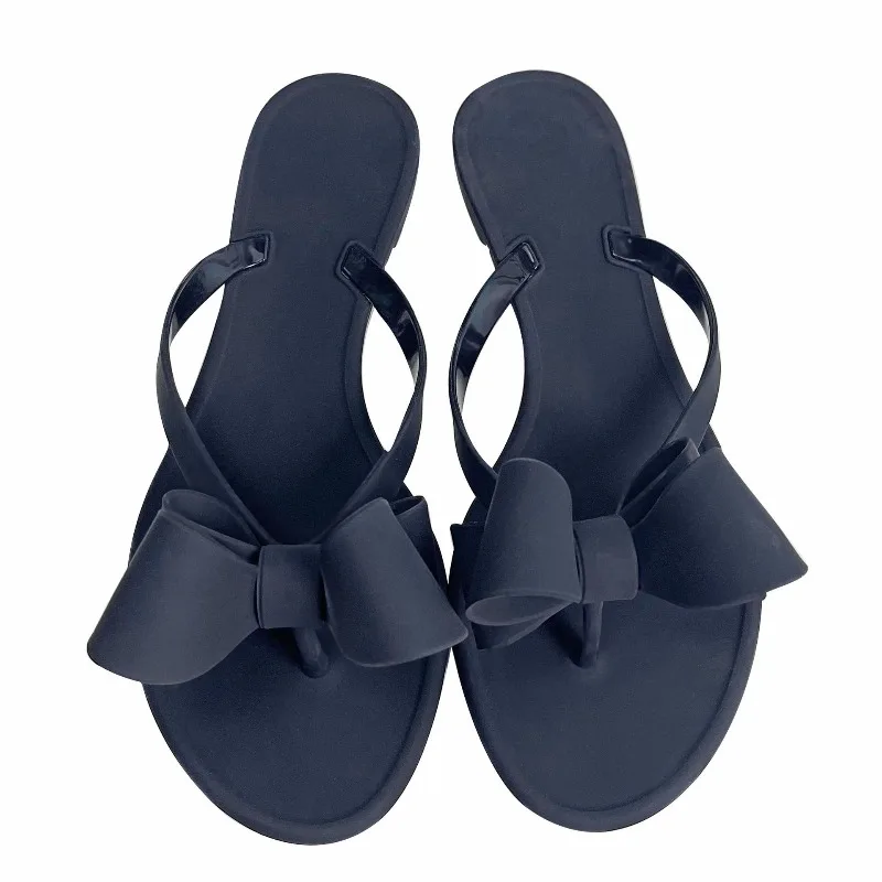 New Summer Women Bow PVC Slippers Beach Shoes Adult Flip-Flops Non-Slip Casual Sandals Jelly Slippers Lady Flat Casual Shoes
New Summer Women Bow PVC Slippers Beach Shoes Adult Flip-Flops Non-Slip Casual Sandals Jelly Slippers Lady Flat Casual Shoes