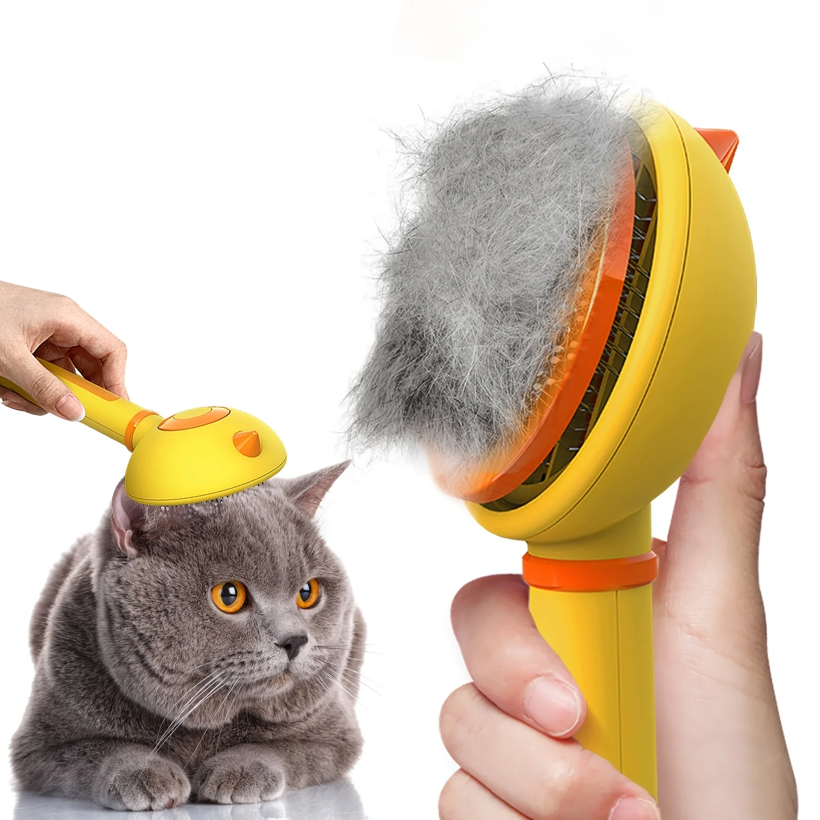 ProGroom Chick Pet Hair Brush Comb - Effortlessly Self-Cleaning, Gently Detangling, and Effectively Removing Loose Hair
ProGroom Chick Pet Hair Brush Comb - Effortlessly Self-Cleaning, Gently Detangling, and Effectively Removing Loose Hair