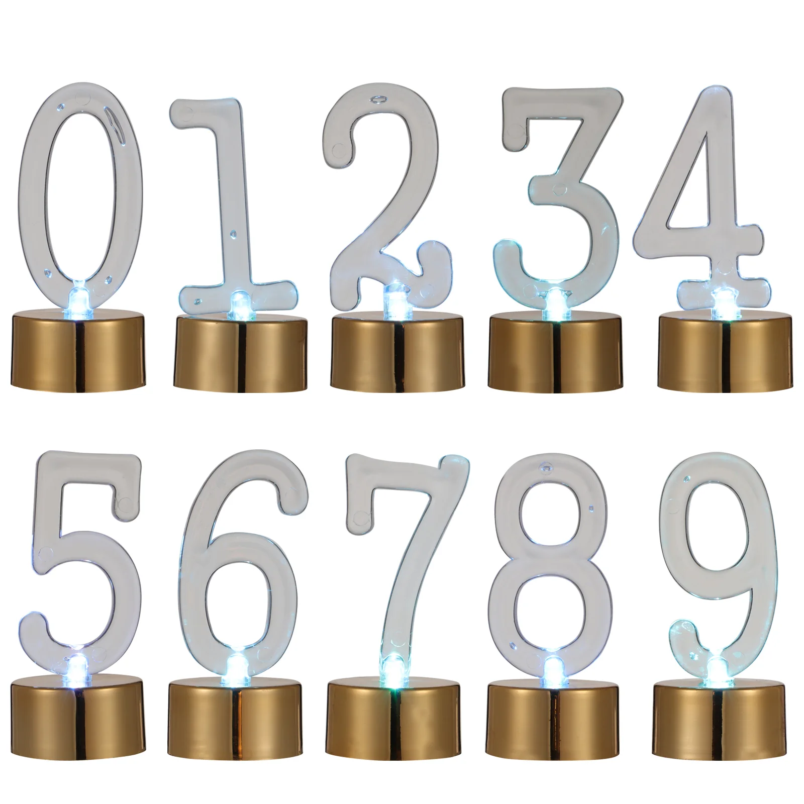10 Pcs Digital Light Number Lights Birthday Decorative Smokeless Rechargeable Batteries
10 Pcs Digital Light Number Lights Birthday Decorative Smokeless Rechargeable Batteries