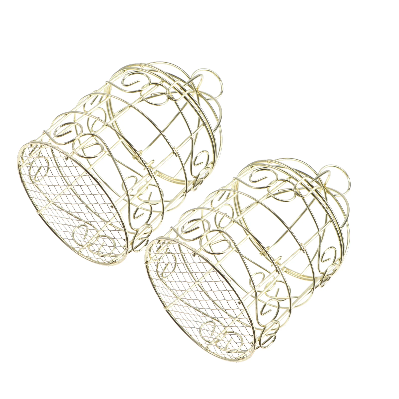 2 PCS Bird Feeder Metal Cage Indoor Outdoor Feeders Hanging Feeding Iron for Outdoors
2 PCS Bird Feeder Metal Cage Indoor Outdoor Feeders Hanging Feeding Iron for Outdoors