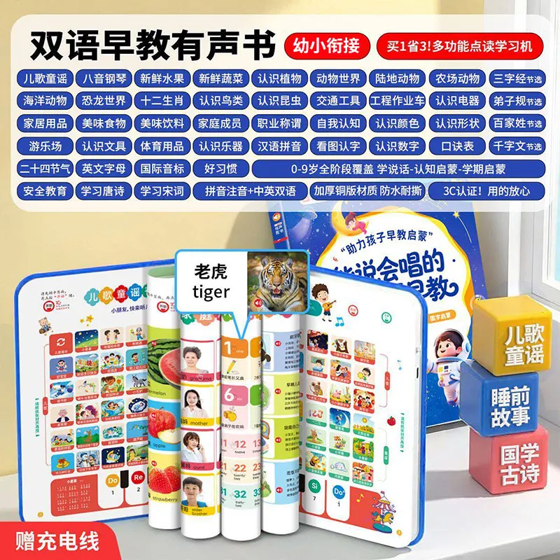 Learning Chinese Character Audiobooks, Children's Literacy, Pinyin & Language Enlightenment, Cognitive Early Education
Learning Chinese Character Audiobooks, Children's Literacy, Pinyin & Language Enlightenment, Cognitive Early Education