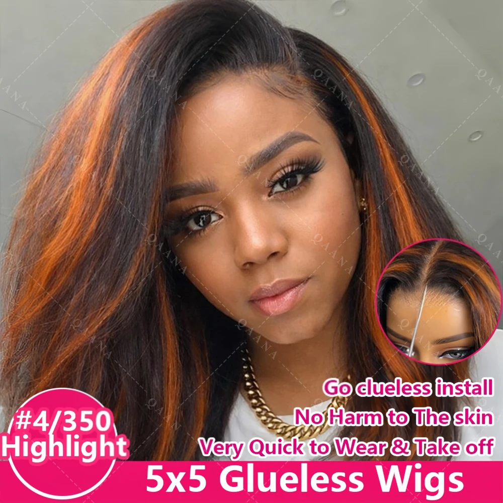 Kinky Straight Ombre 4/350 Pre Plucked 13x4 Lace Frontal Human Hair Wig Brazilian Yaki Straight Highlight 5x5 Lace Closure Wigs
Kinky Straight Ombre 4/350 Pre Plucked 13x4 Lace Frontal Human Hair Wig Brazilian Yaki Straight Highlight 5x5 Lace Closure Wigs