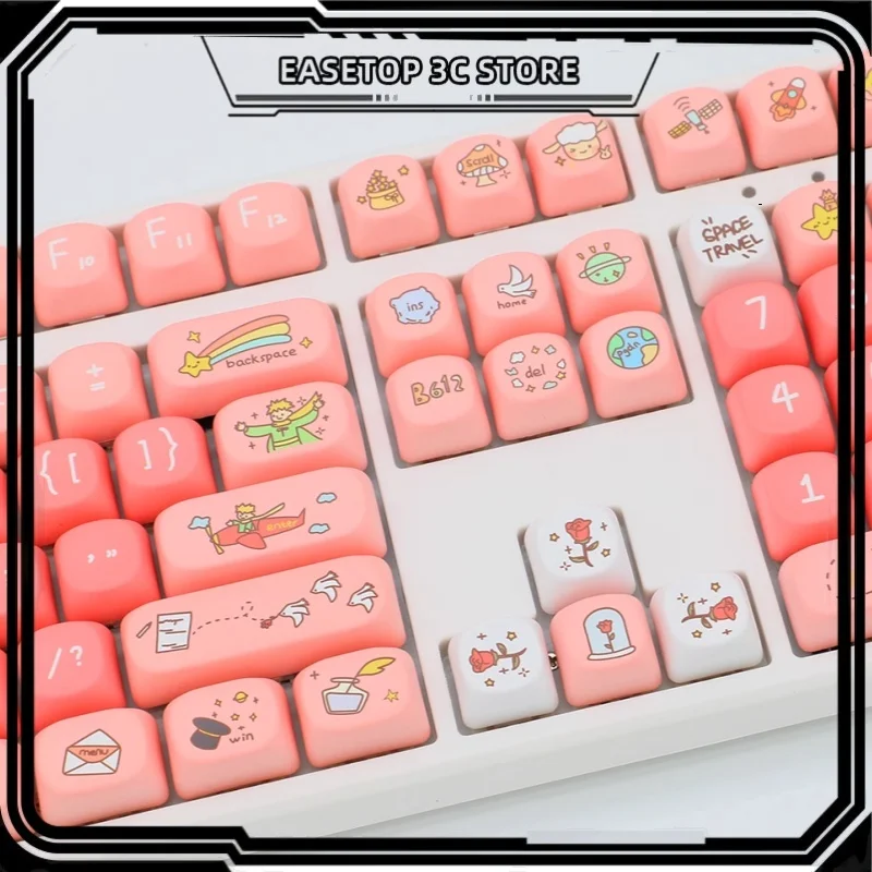 Prince Pbt Keycap 126 клавиш Xoa Type Pbt Сублимационная мультяшная синяя розовая игровая механическая клавиатура Keycap Cherry Mx Switch Keycap
Prince Pbt Keycap 126 клавиш Xoa Type Pbt Сублимационная мультяшная синяя розовая игровая механическая клавиатура Keycap Cherry Mx Switch Keycap