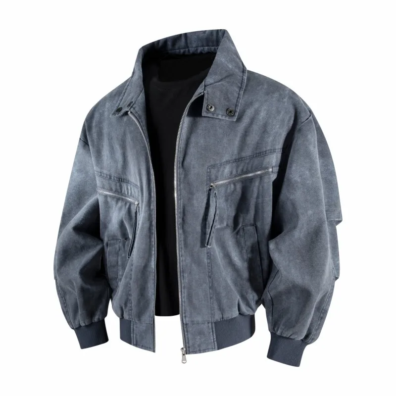 American High Street Retro Men's Denim Jaet Casual Spring Autumn Turn-down Collar Coat Faionable Outdoor Leisure Wear
American High Street Retro Men's Denim Jaet Casual Spring Autumn Turn-down Collar Coat Faionable Outdoor Leisure Wear