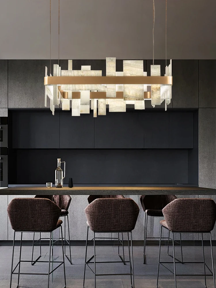 Modern Luxury Marble Square Chandelier Lights Led Dining Table Decoration Long Alabaster Creative Light Fixture Stainless Steel
Modern Luxury Marble Square Chandelier Lights Led Dining Table Decoration Long Alabaster Creative Light Fixture Stainless Steel