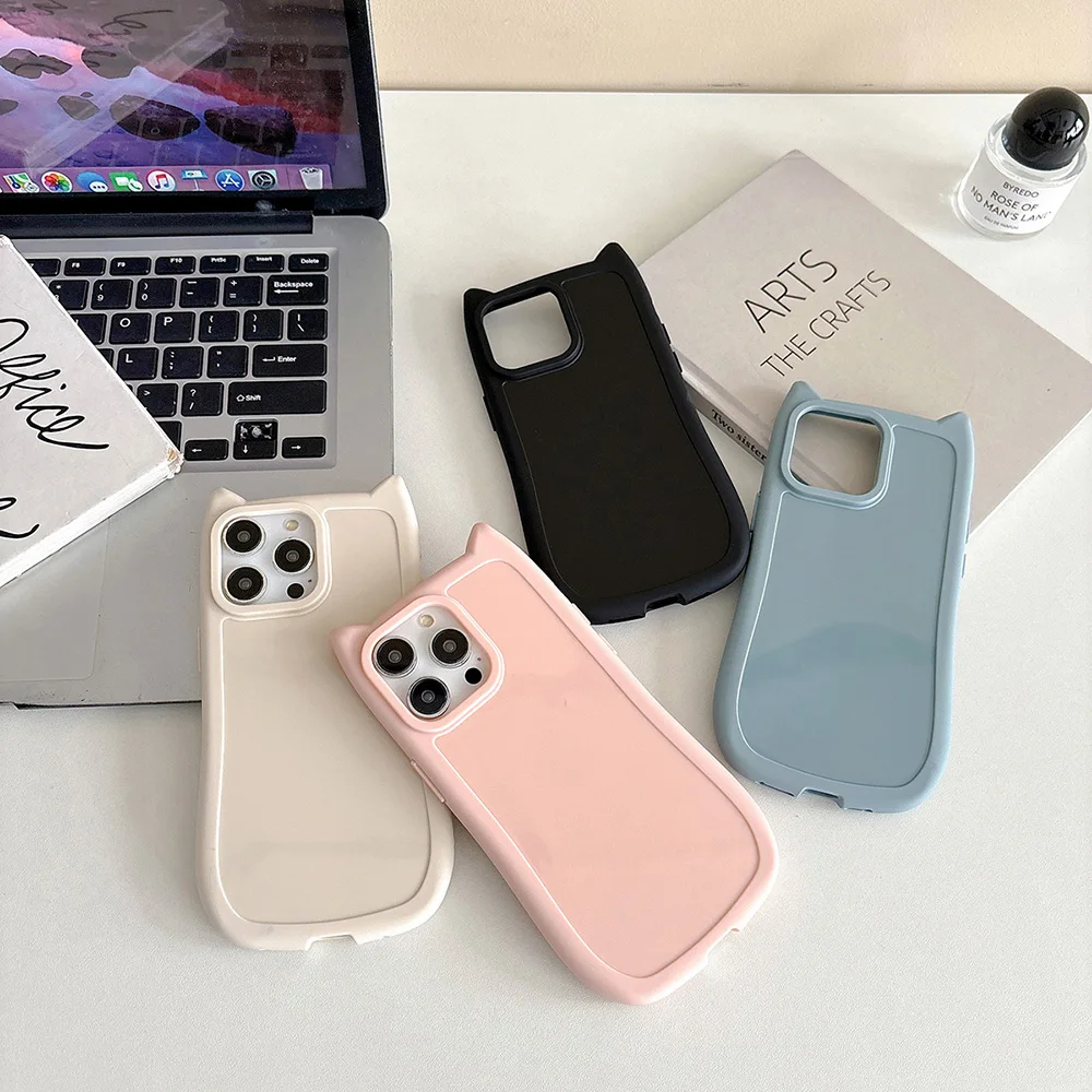 Japan Cute 3D Cat Ear Case For iPhone 16 Plus 15 14 13 12 11 Pro Max Girl Cartoon Clear Shockproof Anti-fall Soft Silicone Cover
Japan Cute 3D Cat Ear Case For iPhone 16 Plus 15 14 13 12 11 Pro Max Girl Cartoon Clear Shockproof Anti-fall Soft Silicone Cover