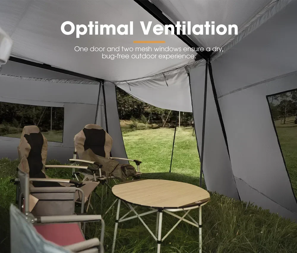 Outdoor Camping Car Side 4WD 4x4 Awning Tent Free-standing 270 Degree Awning Tent with Side Wall
Outdoor Camping Car Side 4WD 4x4 Awning Tent Free-standing 270 Degree Awning Tent with Side Wall