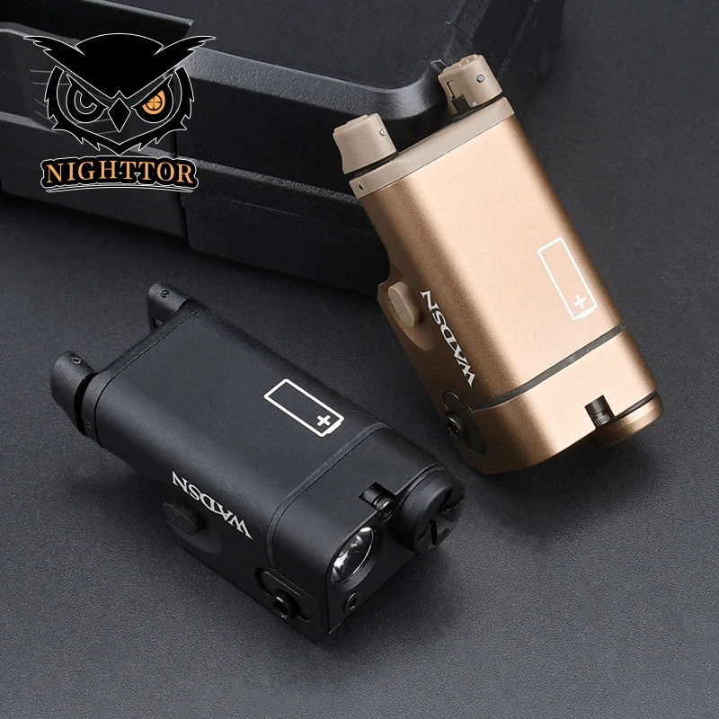 WADSN XC1 White LED Tactical Scout Light MINI Optical Light Fit 20mm Picatinny Rail Outdoor Sport Practical Gear
WADSN XC1 White LED Tactical Scout Light MINI Optical Light Fit 20mm Picatinny Rail Outdoor Sport Practical Gear