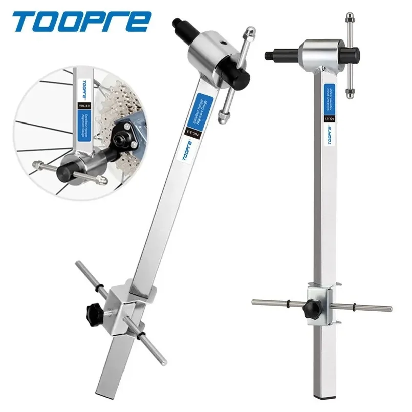 TOOPRE Bicycle Rear Derailleur Hanger Alignment Gauge Aluminium Alloy Straighten Tool for Mountain Road Bike 20-29'' Wheel
TOOPRE Bicycle Rear Derailleur Hanger Alignment Gauge Aluminium Alloy Straighten Tool for Mountain Road Bike 20-29'' Wheel