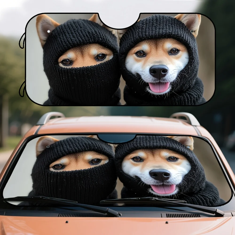 1 шт. Забавная маска Шиба-ину с принтом на лобовое стекло автомобиля, солнцезащитный козырек - креативный складной солнцезащитный козырек с игривым дизайном собаки, защита от ультрафиолета
1 шт. Забавная маска Шиба-ину с принтом на лобовое стекло автомобиля, солнцезащитный козырек - креативный складной солнцезащитный козырек с игривым дизайном собаки, защита от ультрафиолета