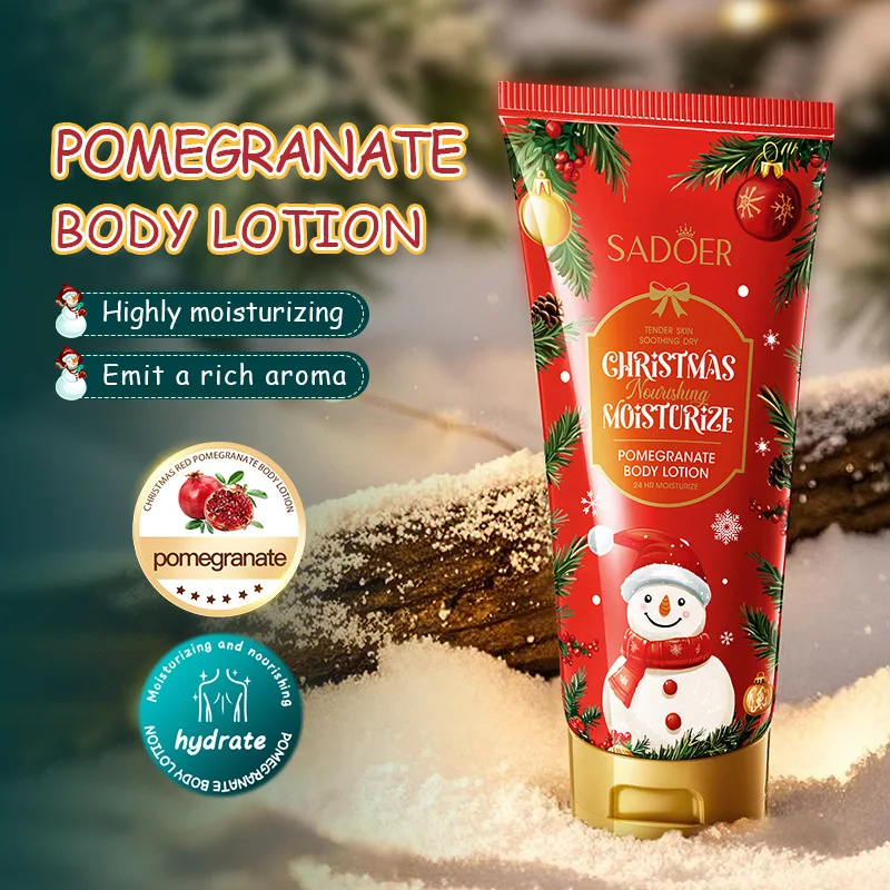 Christmas Pomegranate Body Lotion: Moisturize for Autumn & Winter, Festive Scent
Christmas Pomegranate Body Lotion: Moisturize for Autumn & Winter, Festive Scent
