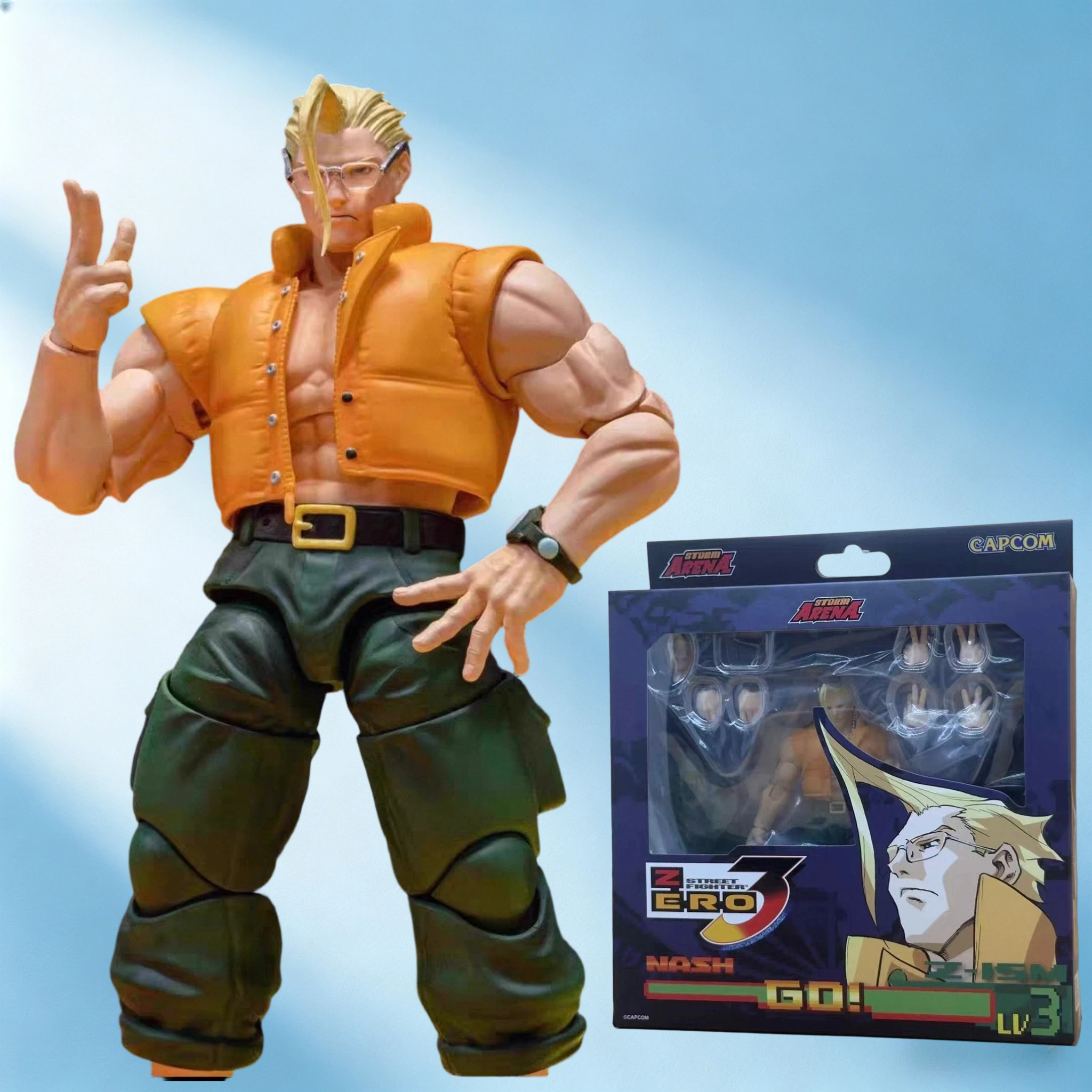Коллекционная фигурка Storm Toys SFSA05 Street Fighter 3 Nash, масштаб 1/12, подвижная аниме-модель солдата, подарок для коллекционеров
Коллекционная фигурка Storm Toys SFSA05 Street Fighter 3 Nash, масштаб 1/12, подвижная аниме-модель солдата, подарок для коллекционеров