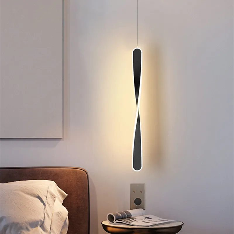 Nordic Bedside Pendant Lamp AC85-265V Bedroom Net Red Creative Lamp Single-head Industrial Style Minimalist Long Pendant Lamp
Nordic Bedside Pendant Lamp AC85-265V Bedroom Net Red Creative Lamp Single-head Industrial Style Minimalist Long Pendant Lamp