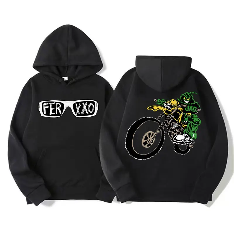 Толстовка Rapper Feid Ferxxo мужская с графическим принтом, Модный трендовый свитшот большого размера в стиле хип-хоп и панк, худи в стиле оверсайз
Толстовка Rapper Feid Ferxxo мужская с графическим принтом, Модный трендовый свитшот большого размера в стиле хип-хоп и панк, худи в стиле оверсайз