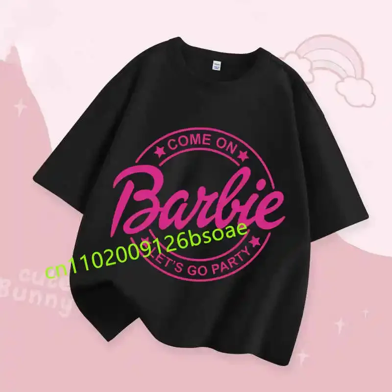 Fashion Kawaii Girls Clothes Baby Boys T Shirt Summer Children Tops Hot Sale Barbie Princess Print Cartoon Kids Black T-Shirts
Fashion Kawaii Girls Clothes Baby Boys T Shirt Summer Children Tops Hot Sale Barbie Princess Print Cartoon Kids Black T-Shirts