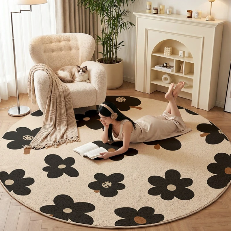 Cream Style Bedroom Decor Round Carpet Thicken Plush Carpets for Living Room Fluffy Soft Lounge Floor Mat Washable Cloakroom Rug
Cream Style Bedroom Decor Round Carpet Thicken Plush Carpets for Living Room Fluffy Soft Lounge Floor Mat Washable Cloakroom Rug