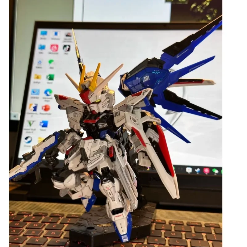 GaoGao Limited MGSD Translucent Freedom (SEED) Mech Assembly Kit, Chibi BB Senshi Style, Light-Winged Action Figure Gift Model
GaoGao Limited MGSD Translucent Freedom (SEED) Mech Assembly Kit, Chibi BB Senshi Style, Light-Winged Action Figure Gift Model