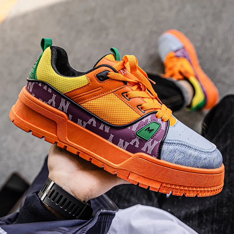 Skateboarding men's shoes casual sports shoes leather tennis summer luxury designer sports outdoor running hiking shoes
Skateboarding men's shoes casual sports shoes leather tennis summer luxury designer sports outdoor running hiking shoes