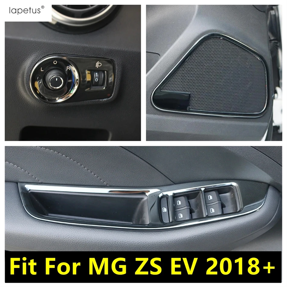 Car Head Light Lamp / Armrest Window Glass Lift Button / Door Speaker Cover Trim For MG ZS EV 2018 - 2023 Stainless Accessories
Car Head Light Lamp / Armrest Window Glass Lift Button / Door Speaker Cover Trim For MG ZS EV 2018 - 2023 Stainless Accessories