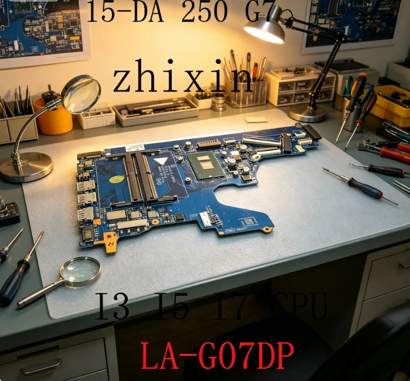 EPK50 LA-G07EP LA-G07DP For HP 15-DA 250 G7 Laptop Motherboard with I3 I5 I7 7th 8th Gen CPU Mainboard full test
EPK50 LA-G07EP LA-G07DP For HP 15-DA 250 G7 Laptop Motherboard with I3 I5 I7 7th 8th Gen CPU Mainboard full test