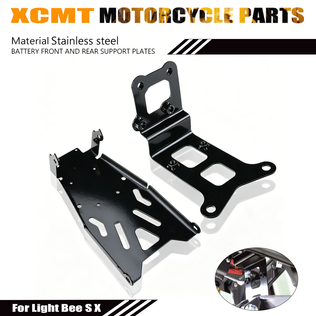 Electric Motorcycle Battery Front and Rear Support Plates For Sur-Ron LightBee X S Accessories For LightBee S X Dirt Bik
Electric Motorcycle Battery Front and Rear Support Plates For Sur-Ron LightBee X S Accessories For LightBee S X Dirt Bik