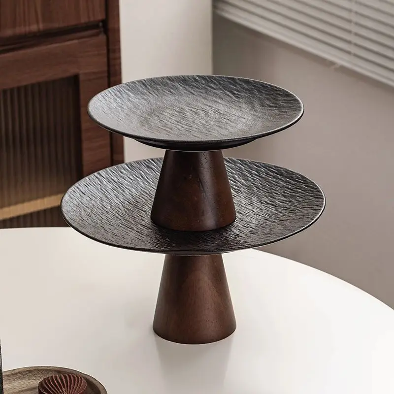 High-foot Fruit Plate Snack Plate Living Room Ceramic Home Exquisite Stone-pattern Tray Fruit Cake Dessert Plate Table Tableware
High-foot Fruit Plate Snack Plate Living Room Ceramic Home Exquisite Stone-pattern Tray Fruit Cake Dessert Plate Table Tableware